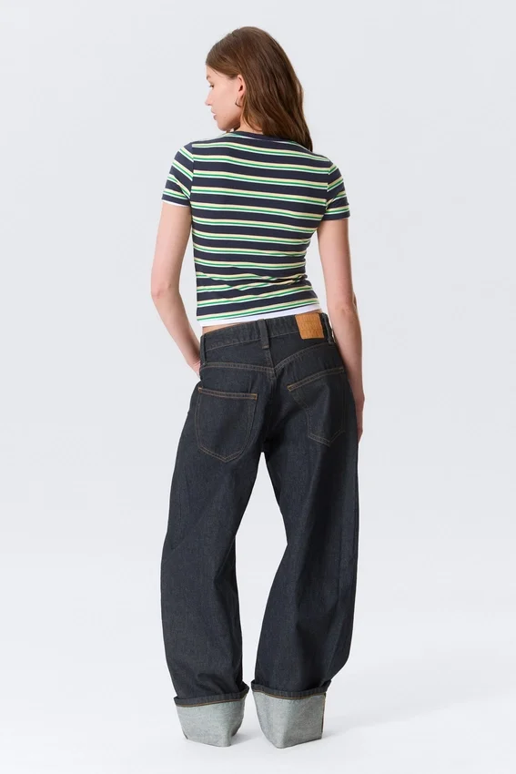 Peggy Low Rise Loose Baggy Jeans – Blue Rinse – Dunkelblau Peggy Low Rise Loose Baggy Jeans – Blue Rinse – Dunkelblau
