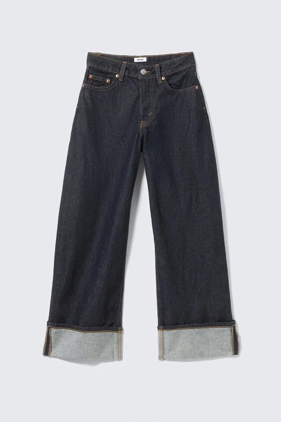 Peggy Low Rise Loose Baggy Jeans – Blue Rinse – Dunkelblau Peggy Low Rise Loose Baggy Jeans – Blue Rinse – Dunkelblau