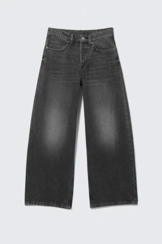 Peggy Low Waist Baggy Jeans – Haunted Black – Schwarz