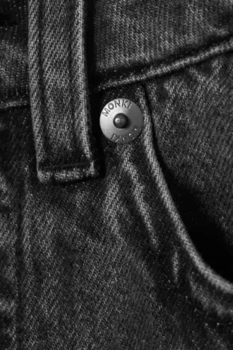 Peggy Low Waist Baggy Jeans – Haunted Black – Schwarz