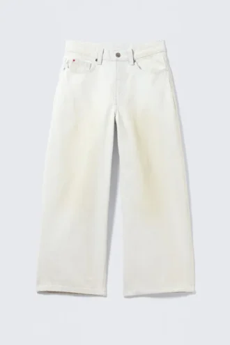 Peggy Low-Waist-Jeans mit lockerer, weitem Bein – Arcadia Blue – Hellblau