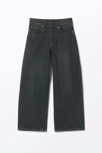 Peggy Low Waist Loose Baggy Leg Jeans – Smokey Blue Peggy Low Waist Loose Baggy Leg Jeans – Smokey Blue