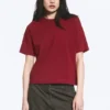 Perfect Boxy T-Shirt – Dunkelrot Perfect Boxy T-Shirt – Dunkelrot