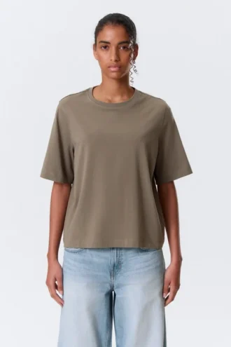 Perfect Boxy T-Shirt – Grau