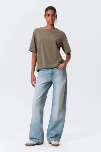 Perfect Boxy T-Shirt – Grau