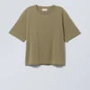 Perfect Boxy T-Shirt – Khaki-Grün Perfect Boxy T-Shirt – Khaki-Grün