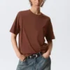 Perfect Boxy T-Shirt – Rostbraun