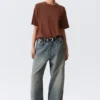 Perfect Boxy T-Shirt – Rostbraun
