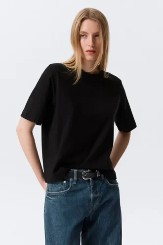 Perfect Boxy T-Shirt – Schwarz
