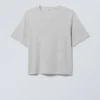 Perfektes T-Shirt im Box-Schnitt – Hellgrau Perfektes T-Shirt im Box-Schnitt – Hellgrau