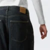 Pleated Loose Baggy Jeans – Emerald Rinse – Dunkelblau Pleated Loose Baggy Jeans – Emerald Rinse – Dunkelblau