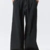 Pleated Loose Baggy Jeans – Emerald Rinse – Dunkelblau Pleated Loose Baggy Jeans – Emerald Rinse – Dunkelblau