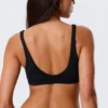 Plunge-Bikini-Oberteil zum Hineinschlüpfen – Schwarz Plunge-Bikini-Oberteil zum Hineinschlüpfen – Schwarz