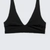 Plunge-Bikini-Oberteil zum Hineinschlüpfen – Schwarz Plunge-Bikini-Oberteil zum Hineinschlüpfen – Schwarz
