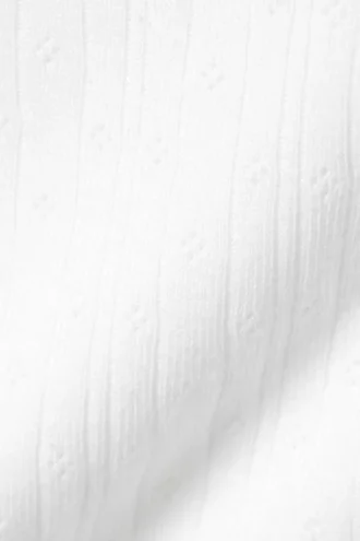 Pointelle-Träger-Top – Off-White