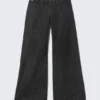 Poser Regular Waist Loose Wide Jeans – Extra Black Rinse | Cheap Monday GB Poser Regular Waist Loose Wide Jeans – Extra Black Rinse | Cheap Monday GB