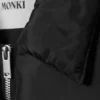 Pufferjacke mit Kragen – Schwarz Pufferjacke mit Kragen – Schwarz