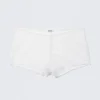 Pyjama-Boxershorts aus Spitze – Weiß Pyjama-Boxershorts aus Spitze – Weiß