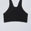 Racerback-Bikini-Oberteil – Schwarz Racerback-Bikini-Oberteil – Schwarz