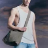Racerback-Tanktop – Staubweiß Racerback-Tanktop – Staubweiß
