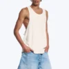Racerback-Tanktop – Staubweiß Racerback-Tanktop – Staubweiß