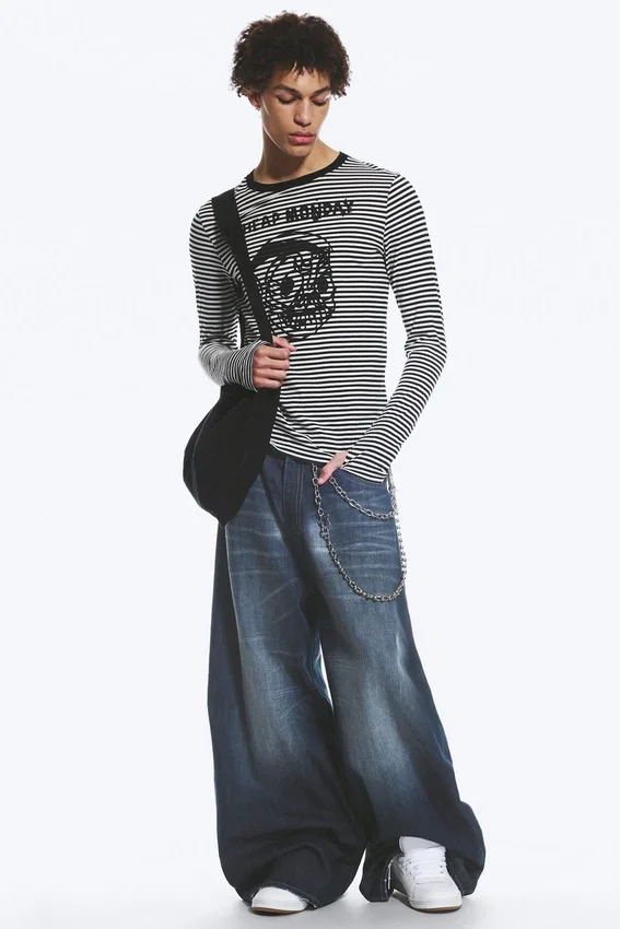 Rad Super Regular Waist Loose Wide Jeans – Star Blue | Cheap Monday GB Rad Super Regular Waist Loose Wide Jeans – Star Blue | Cheap Monday GB