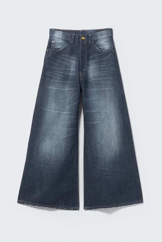 Rad Super Regular Waist Loose Wide Jeans – Star Blue | Cheap Monday GB Rad Super Regular Waist Loose Wide Jeans – Star Blue | Cheap Monday GB