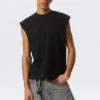 Rael Kade Lasercut-Tanktop – Schwarz Rael Kade Lasercut-Tanktop – Schwarz