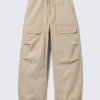 Rael Kade Parachute Hose – Hellbeige Rael Kade Parachute Hose – Hellbeige
