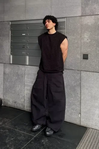 Rael Kade Parachute Hose – Schwarz