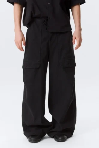 Rael Kade Parachute Hose – Schwarz