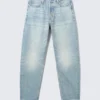 Ray Mid Rise Relaxed Tapered Jeans – Seventeen Blue – Mittelblau Ray Mid Rise Relaxed Tapered Jeans – Seventeen Blue – Mittelblau