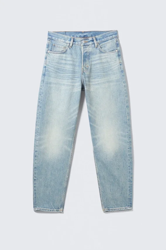 Ray Mid Rise Relaxed Tapered Jeans – Seventeen Blue – Mittelblau Ray Mid Rise Relaxed Tapered Jeans – Seventeen Blue – Mittelblau