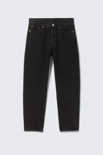 Ray Mid Rise Relaxed Tapered Jeans – Tuned Black – Schwarz