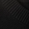 Regulär geschnittener Baumwoll-Pullover – Schwarz Regulär geschnittener Baumwoll-Pullover – Schwarz