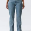 Resolute Curve High Waisted Regular Straight Jeans – 90S Blue – Medium Blue Resolute Curve High Waisted Regular Straight Jeans – 90S Blue – Medium Blue