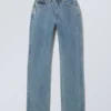 Resolute Curve High Waisted Regular Straight Jeans – 90S Blue – Medium Blue Resolute Curve High Waisted Regular Straight Jeans – 90S Blue – Medium Blue