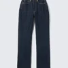 Resolute Curve High Waisted Regular Straight Jeans – Blue Rinse – Dunkelblau Resolute Curve High Waisted Regular Straight Jeans – Blue Rinse – Dunkelblau