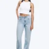Resolute Curve High Waisted Regular Straight Jeans – Dream Blue – Hellblau Resolute Curve High Waisted Regular Straight Jeans – Dream Blue – Hellblau