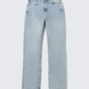 Resolute Curve High Waisted Regular Straight Jeans – Dream Blue – Hellblau Resolute Curve High Waisted Regular Straight Jeans – Dream Blue – Hellblau