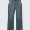 Resolute Curve High Waisted Regular Straight Jeans – Second Blue – Medium Blue Resolute Curve High Waisted Regular Straight Jeans – Second Blue – Medium Blue