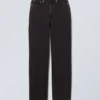 Resolute Curve – Straight-Fit-Jeans mit hoher Taille – Tuned Black – Schwarz Resolute Curve – Straight-Fit-Jeans mit hoher Taille – Tuned Black – Schwarz