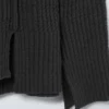 Rey Oversize-Pullover mit asymmetrischem Schnitt – Dunkelgrau Rey Oversize-Pullover mit asymmetrischem Schnitt – Dunkelgrau