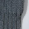 Rippgestrickte Beinwärmer – Staubblau Rippgestrickte Beinwärmer – Staubblau