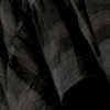 Ärmelloses, asymmetrisches Maxikleid mit Rüschen – dunkelgraues Karomuster Ärmelloses, asymmetrisches Maxikleid mit Rüschen – dunkelgraues Karomuster