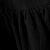 Ärmelloses Minikleid aus Twill – Schwarz Ärmelloses Minikleid aus Twill – Schwarz