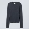Rora Rib Pullover – Dunkelviolett Rora Rib Pullover – Dunkelviolett