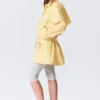 Rosabel Lockerer Einreiher-Trenchcoat – Hellgelb Rosabel Lockerer Einreiher-Trenchcoat – Hellgelb