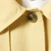 Rosabel Lockerer Einreiher-Trenchcoat – Hellgelb Rosabel Lockerer Einreiher-Trenchcoat – Hellgelb