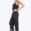 Rosabel Low-Rise-Bloomer mit lockerer Passform und Spitzenbesatz – Schwarz Rosabel Low-Rise-Bloomer mit lockerer Passform und Spitzenbesatz – Schwarz